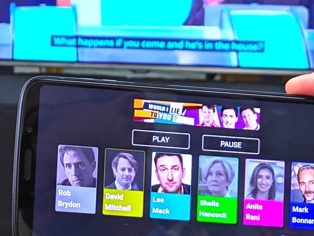Adaptive Subtitles interface mockup